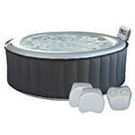 Jacuzzi gonflables Happy Garden SILVER CLOUD Pack